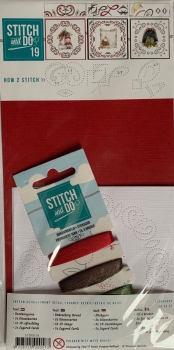 Sticken und 3D / 3D Stitch and Do 19, Weihnachtsmotive